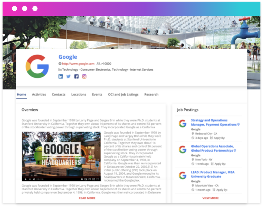 screenshot of 12Twenty for Employers